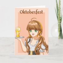 Kawaii Oktoberfest Maid med Beer