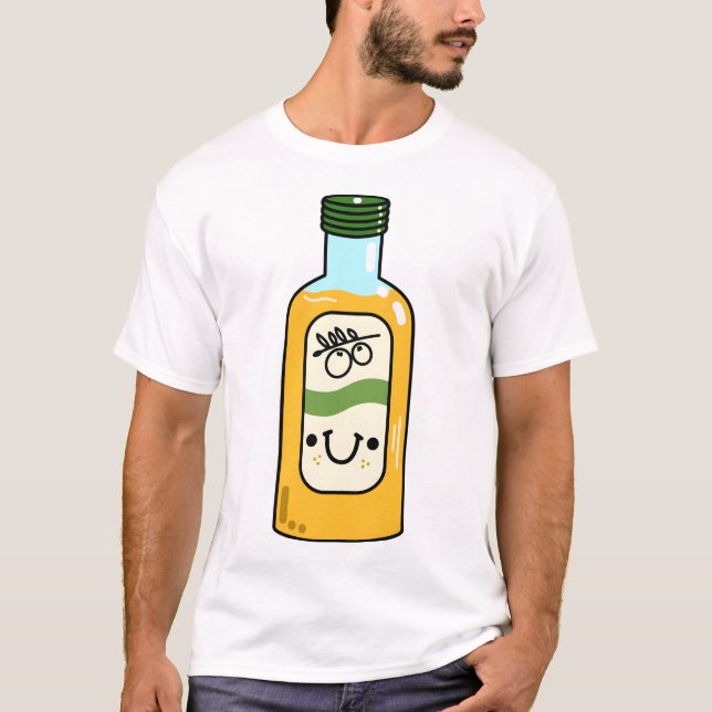 Kawaii olivolja t shirt (Framsida)