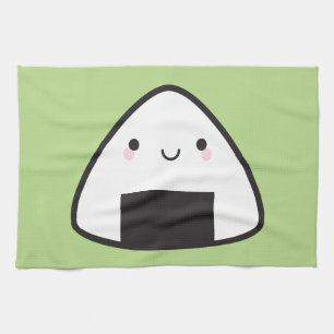 Kawaii Onigiri risboll Kökshandduk
