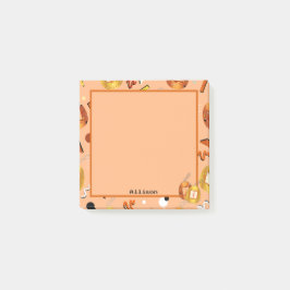 Kawaii Orange Tamagotchi Post-it Block