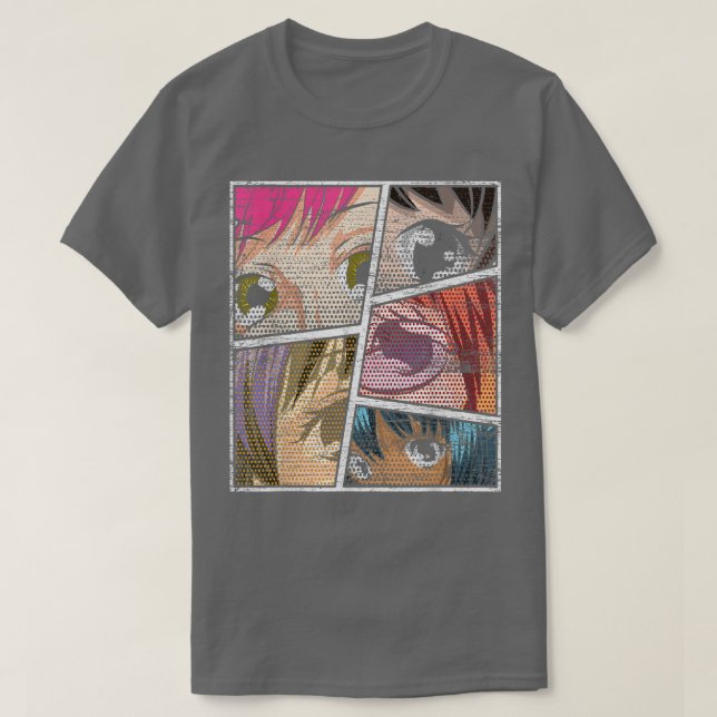 Kawaii Otaku Japansk Manga Japan Anime Girl Pop A T Shirt (Design framsida)
