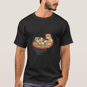 Kawaii Otter Shirt Japanska Ramen Noodles Soppa Ot T