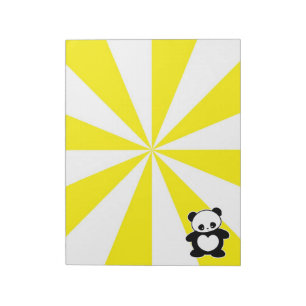 Kawaii panda anteckningsblock