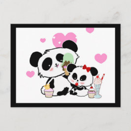 Kawaii Panda Bear Funny Cute Named Gifts Vykort