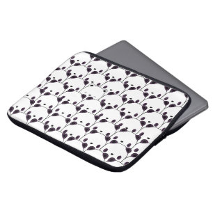 Kawaii Panda Bear Mönster Laptop Fodral
