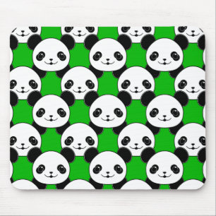 Kawaii Panda Bear Mönster Musmatta