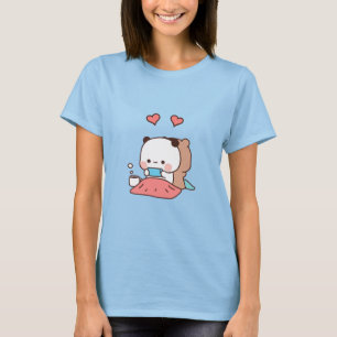 Kawaii Panda-björn, bubu och dudu kärlek T Shirt