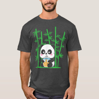 Kawaii Panda Bubble Tea Boba Tea Cute Panda T Shirt