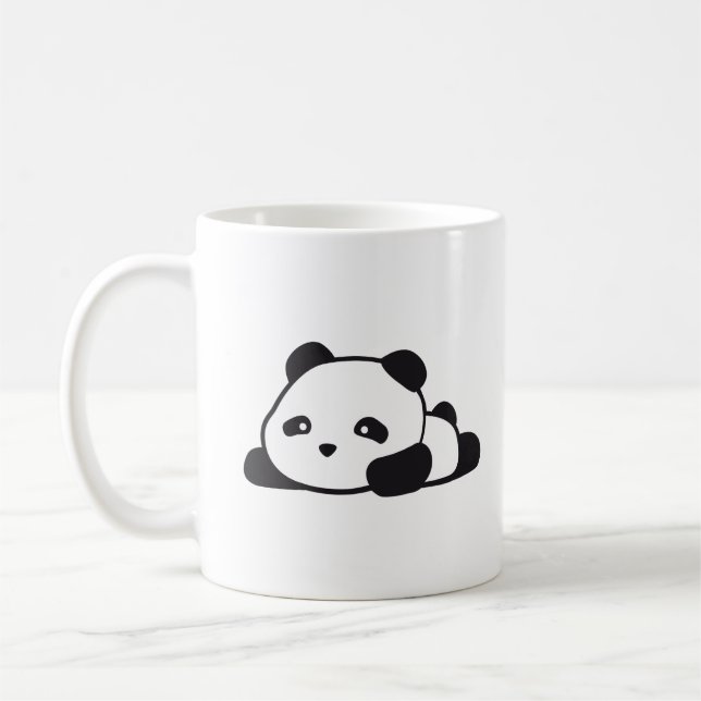 Kawaii panda kaffemugg (Vänster)