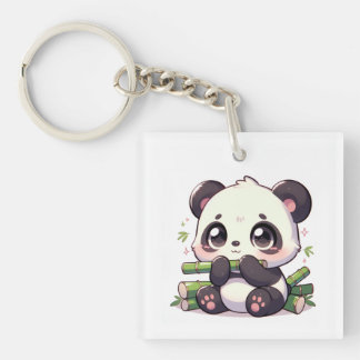 Kawaii Panda keychain