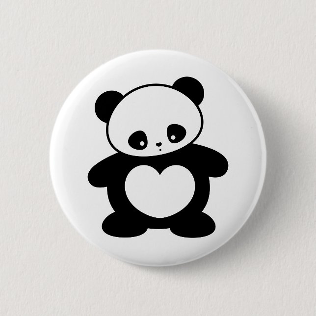 Kawaii panda knapp (Framsida)