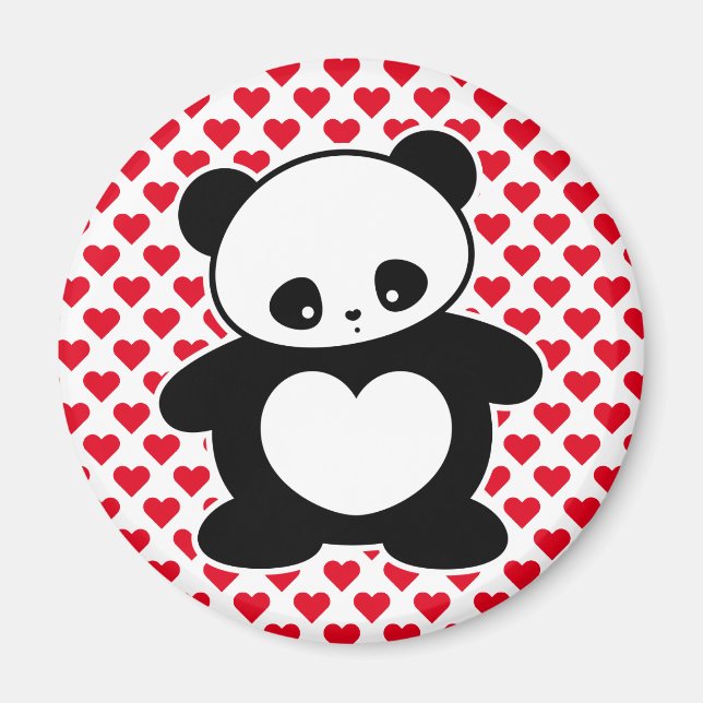 Kawaii panda magnet (Framsidan)