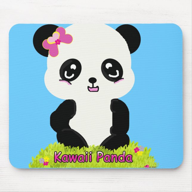 Kawaii Panda Mousepad Musmatta (Framsidan)