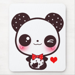 Kawaii panda musmatta