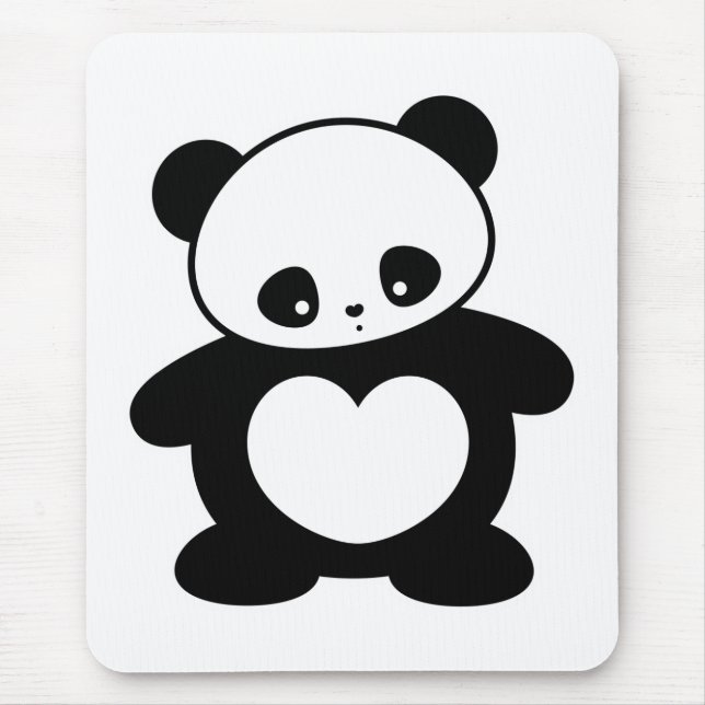 Kawaii panda musmatta (Framsidan)