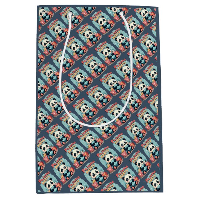 Kawaii Panda Pajama Party Mysigt Sleepover Aesthet (Framsidan)