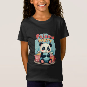 Kawaii Panda Pajama Party Mysigt Sleepover Aesthet T Shirt