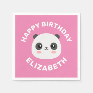 Kawaii Panda Pappersservett