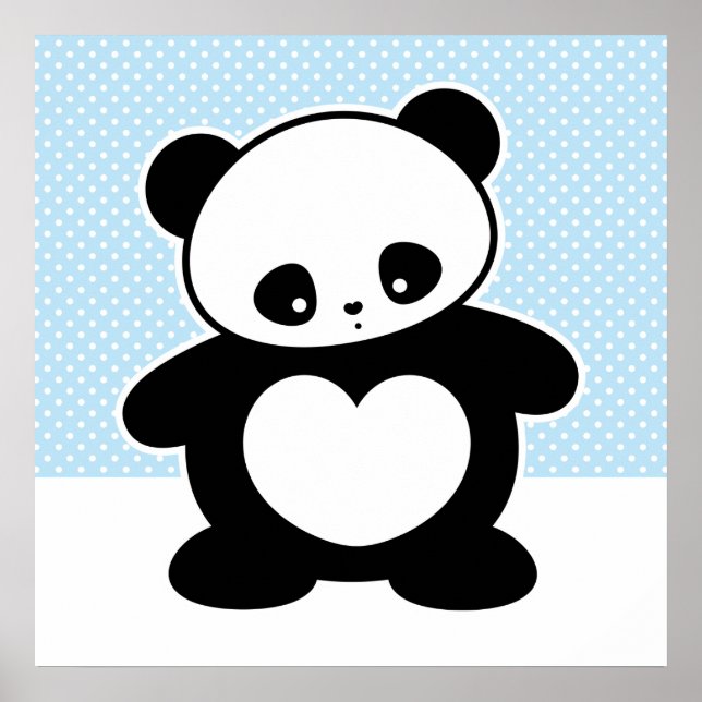 Kawaii panda poster (Framsidan)