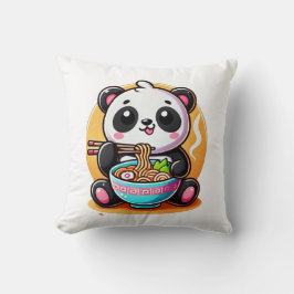 Kawaii Panda Ramen Kudde