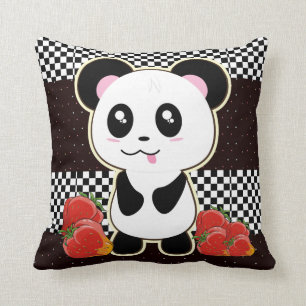 Kawaii Panda söt Kudde