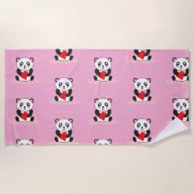 Kawaii Panda-stranddum för barn