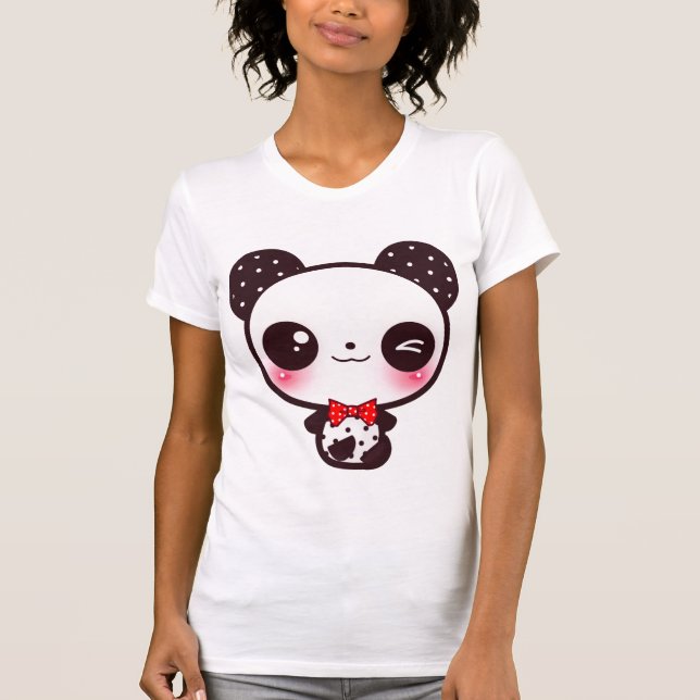 Kawaii panda tee shirt (Framsida)