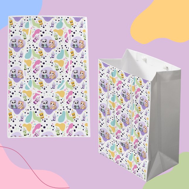 Kawaii Panda & Tiger Bubble Tea Kids (Skapare uppladdad)