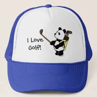 Kawaii Pandagolfare Truckerkeps