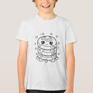 Kawaii pannkaksstack färgläggning t shirt