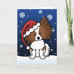 Kawaii Papillon julkort Helgkort