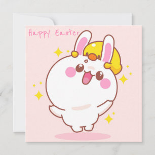 Kawaii Påsk Julkort