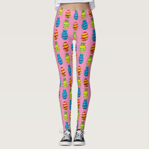 Kawaii-Påskäggen med Rosett band Leggings