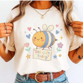  Kawaii Pastel Bee cute Bee Lovers gift T Shirt