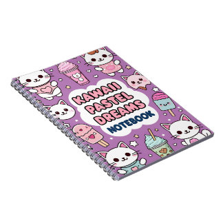 Kawaii Pastel Dreams Notebook Anteckningsbok