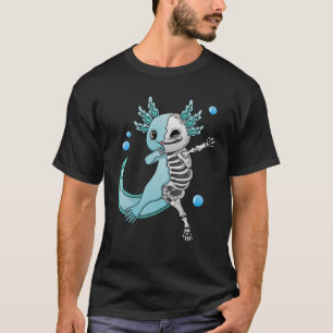 Kawaii Pastel Goth Aesthetic Dabbing Axolotl Salam T Shirt