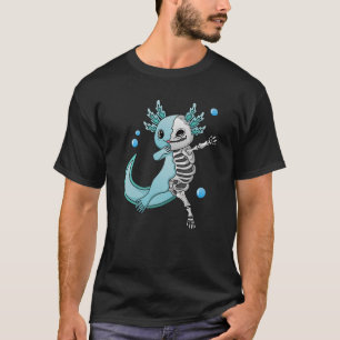 Kawaii Pastel Goth Aesthetic Dabbing Axolotl Salam T Shirt