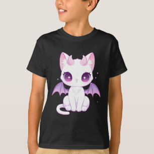 Kawaii Pastel Goth Creepy Cute Witchy Demon Winged T Shirt