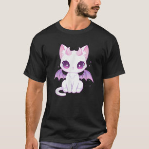 Kawaii Pastel Goth Creepy Cute Witchy Demon Winged T Shirt
