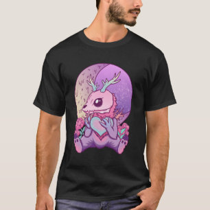 Kawaii Pastel Goth Creepy Skul He Cryptid Wendigo T Shirt