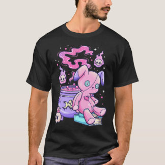 Kawaii Pastel Goth Cute Creepy Witchy Bear Shirt T Shirt