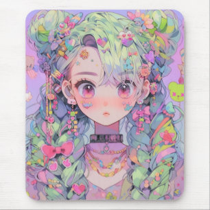 Kawaii Pastel Harajuku Anime Girl with Braids Musmatta