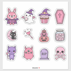 Kawaii Pastel Moonlight Magic Sticker Pack Klistermärken