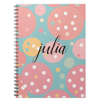 Kawaii Pastel Polka - anteckningsbok