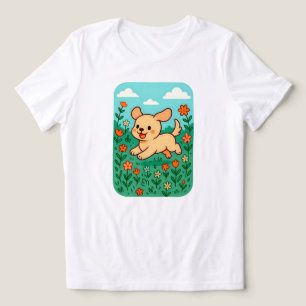 Kawaii Pastel Puppy Cute Glatt Hund T Shirt