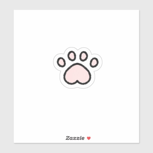 Kawaii Pastel Rosa Cat Tass Klistermärken (Ark)
