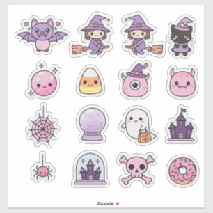 Kawaii Pastel Trolldom & Under Stickerpaket Klistermärken