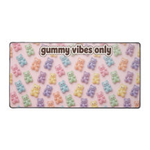 Kawaii Pastell Gummibär Desk Mat Candy Core Söt