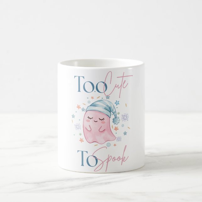 Kawaii Pastell Halloween-mugg Kaffemugg (Center)