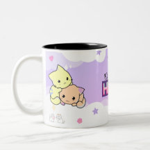 Kawaii Pastell Katt Gåva | Tjejaktig Katt Gåva